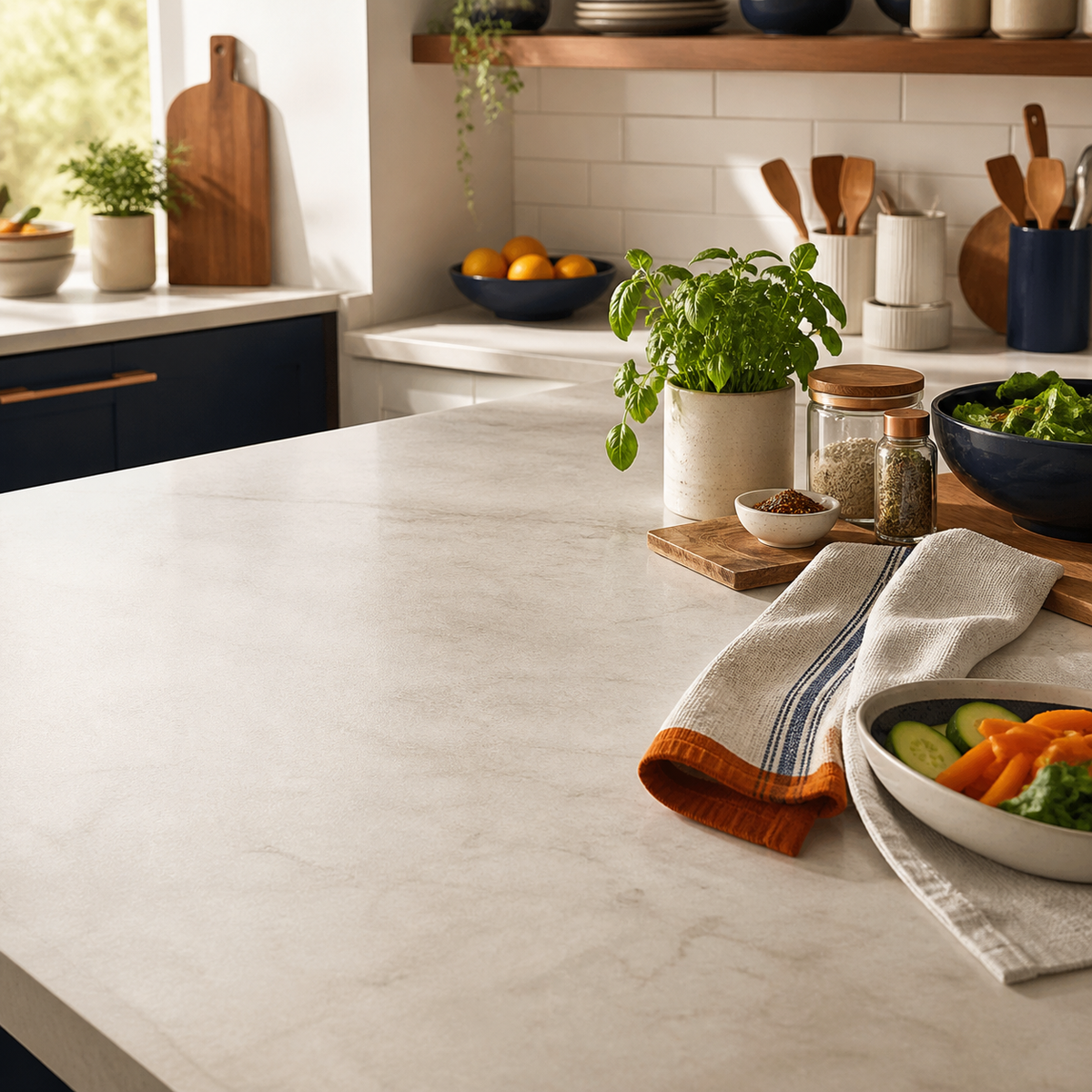 Cocina moderna y organizada